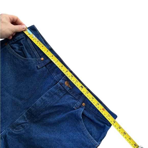 Wrangler Jeans Mens 36X34 Blue Denim 936PWD Cowboy Cut Slim Fit Rodeo - Picture 3 of 6